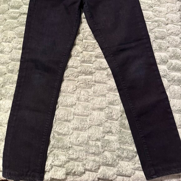 PAIGE Blue Heights | Very Dark Denim | Sz 27 | Straight Leg | Low Rise | Y2K - Picture 3 of 11